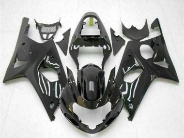 2000-2002 Glossy Black Suzuki GSXR 1000 Motorcycle Fairings Australia