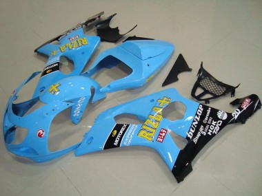 2000-2002 Light Blue Yellow Black Rizla Suzuki GSXR 1000 Motorcycle Fairings Australia