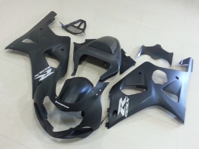 2000-2002 Matte Black Silver Decal Suzuki GSXR 1000 Motorcycle Fairings Australia