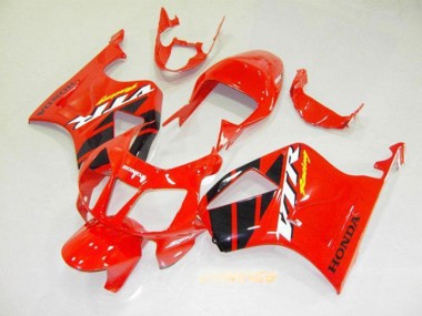 2000-2006 Red Glossy Black Stripe Honda VTR1000 Motorcycle Fairing Australia