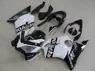 2001-2003 White Glossy Black Repsol Honda CBR600 F4i Motorcycle Fairings Australia