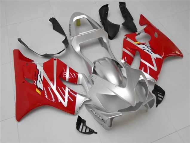 2001-2003 Silver Red Honda CBR600 F4i Motorcycle Fairings Kits Australia