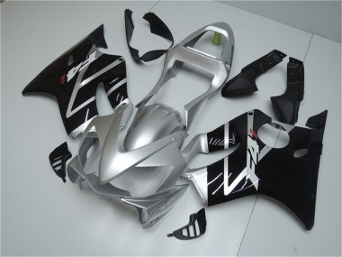 2001-2003 Silver Glossy Black Honda CBR600 F4i Motorcycle Fairing Australia