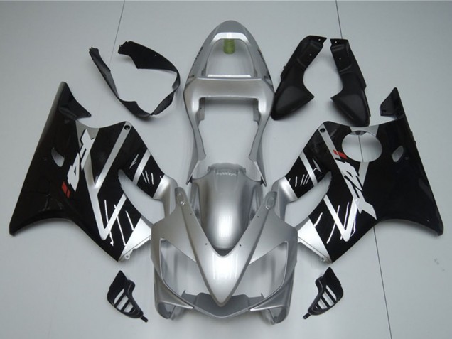2001-2003 Silver Glossy Black Honda CBR600 F4i Motorcycle Fairing Australia