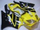 2001-2003 Yellow Glossy Black Honda CBR600 F4i Motorcycle Fairing Australia
