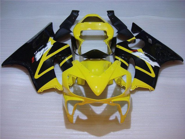 2001-2003 Yellow Glossy Black Honda CBR600 F4i Motorcycle Fairing Australia