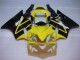 2001-2003 Yellow Glossy Black Honda CBR600 F4i Motorcycle Fairing Australia