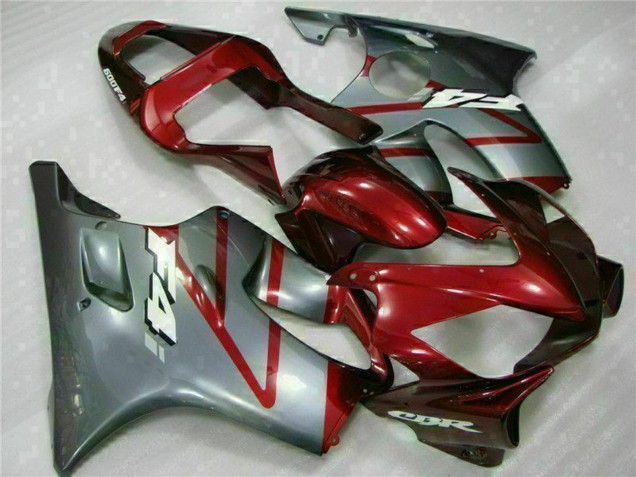 2001-2003 Silver Red Honda CBR600 F4i Motorcycle Fairing Kits Australia
