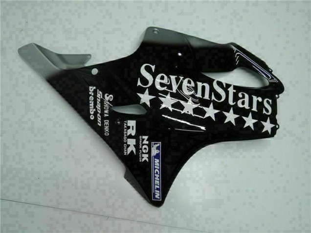 2001-2003 Glossy Black Silver SevenStars Honda CBR600 F4i Motorcycle Fairings Australia