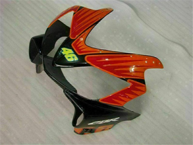 2001-2003 Yellow Orange Glossy Black Rossi 46 Honda CBR600 F4i Motorcycle Fairings Australia