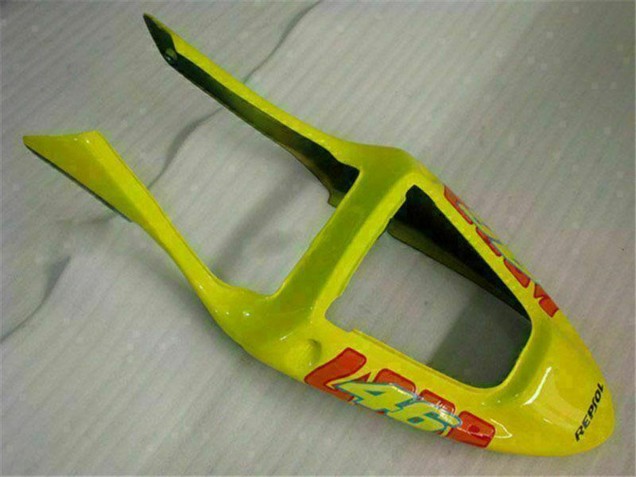 2001-2003 Yellow Orange Glossy Black Rossi 46 Honda CBR600 F4i Motorcycle Fairings Australia