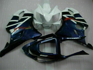 2001-2003 White Blue Black Stripe Honda CBR600 F4i Motorcycle Fairings Australia