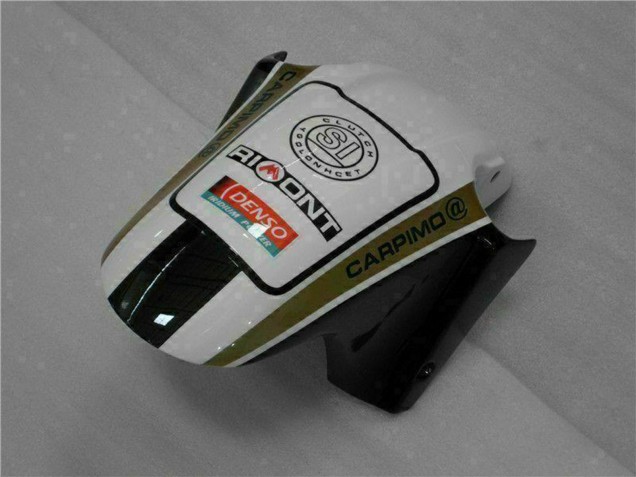 2001-2003 White Yellow Glossy Black Playboy Honda CBR600 F4i Motorcycle Fairings Australia