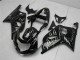 2001-2003 Glossy Black Silver Flame Suzuki GSXR 600/750 Motorcycle Fairings Australia
