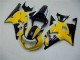 2001-2003 Yellow Dark Blue Glossy Black Suzuki GSXR 600/750 Motorcycle Fairings Australia