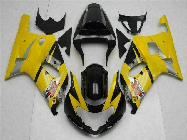 2001-2003 Yellow Black Suzuki GSXR 600/750 Motorcycle Fairings Australia