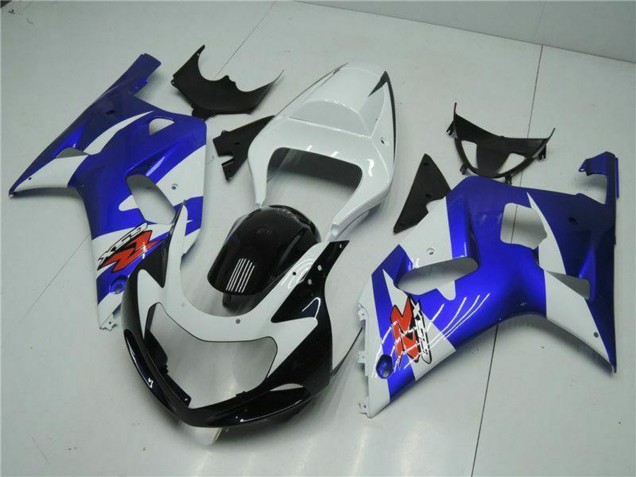2001-2003 White Blue Black Suzuki GSXR 600/750 Motorcycle Fairings Australia
