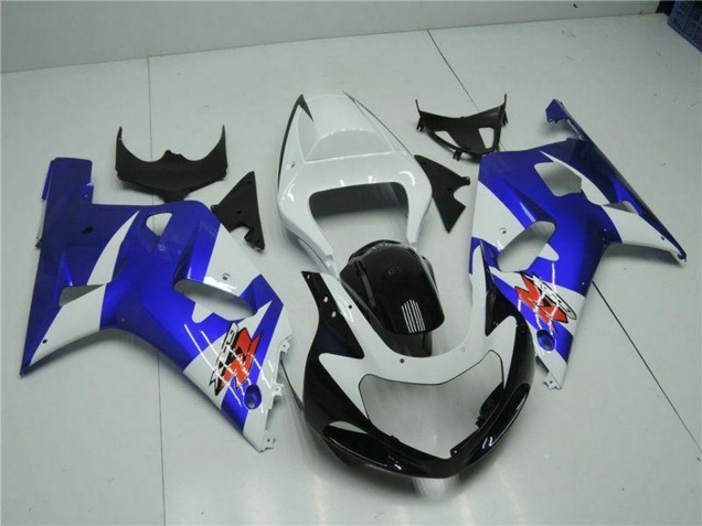 2001-2003 White Blue Black Suzuki GSXR 600/750 Motorcycle Fairings Australia