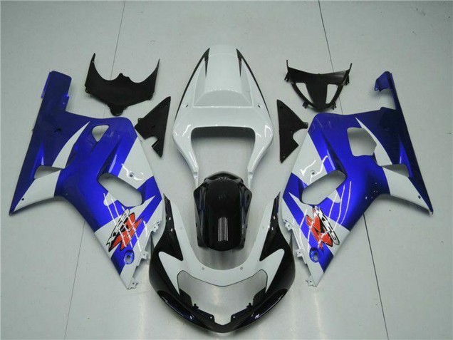 2001-2003 White Blue Black Suzuki GSXR 600/750 Motorcycle Fairings Australia