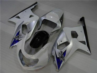 2001-2003 White Silver Blue Black Suzuki GSXR 600/750 Motorcycle Fairings Australia