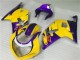 2001-2003 Yellow Purple Suzuki GSXR 600/750 Motorcycle Fairings Australia