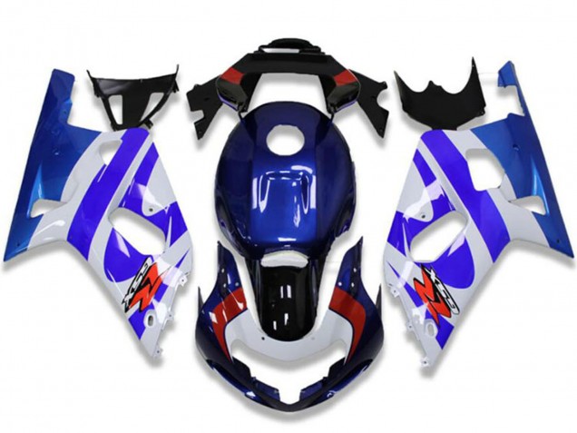 2001-2003 White Blue Red Black Suzuki GSXR 600/750 Motorcycle Fairings Australia