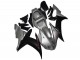 2002-2003 Silver Matte Black Yamaha YZF R1 Motorcycle Fairings Australia