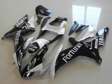 2002-2003 White Glossy Black Fortuna Motul Yamaha YZF R1 Motorcycle Fairings Australia