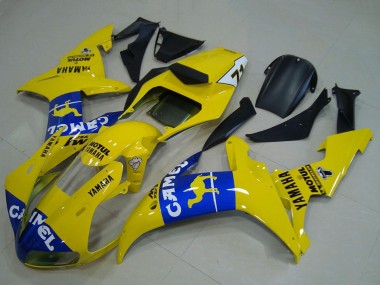 2002-2003 Yellow Blue Camel Motul Yamaha YZF R1 Motorcycle Fairings Australia