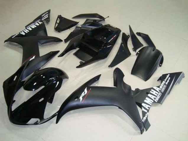 2002-2003 Glossy Black Matte Black White Decals Yamaha YZF R1 Motorcycle Fairings Australia