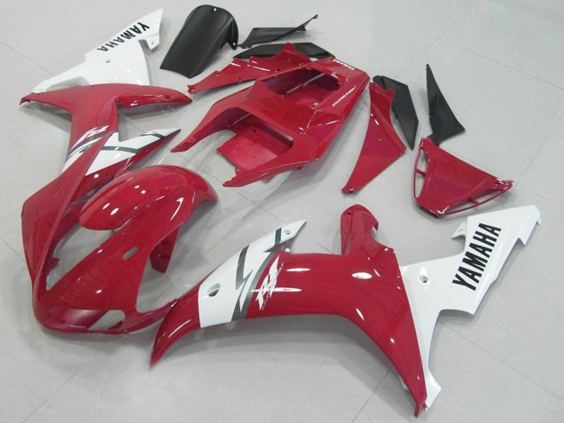 2002-2003 White Red Yamaha YZF R1 Motorcycle Fairings Australia
