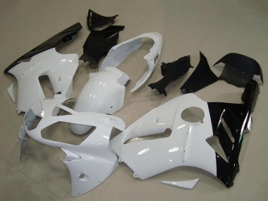 2002-2006 White Glossy Black Kawasaki ZX12R Motorcycle Fairing Australia