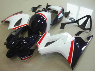 2002-2013 White Red Dark Blue Honda VFR 800 Motorcycle Fairing Australia