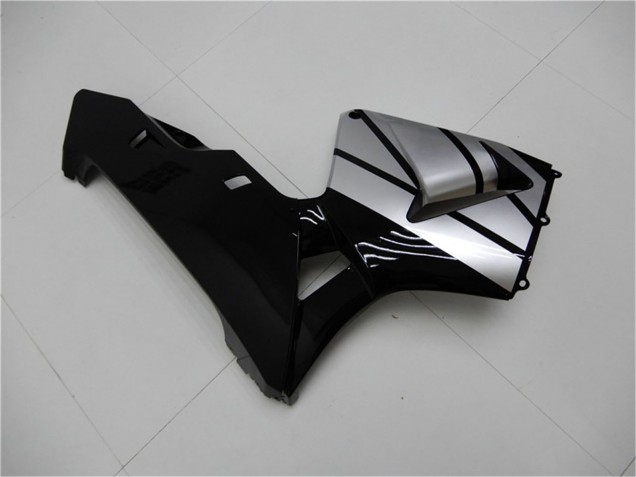 2003-2004 Silver Glossy Black Stripe Honda CBR600RR Motorcycle Fairings Australia