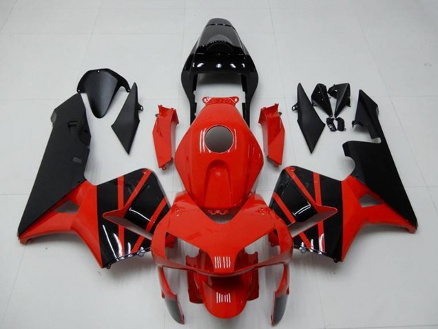 2003-2004 Red Glossy Black OEM Style Honda CBR600RR Motorcycle Fairings Australia