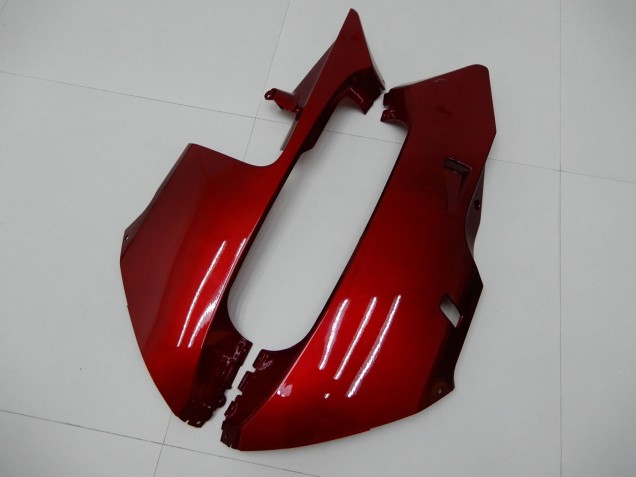 2003-2004 Red Matte Black Stripe Honda CBR600RR Motorcycle Fairings Australia