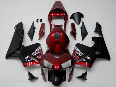 2003-2004 Red Silver Glossy Black Honda CBR600RR Motorcycle Fairing Australia