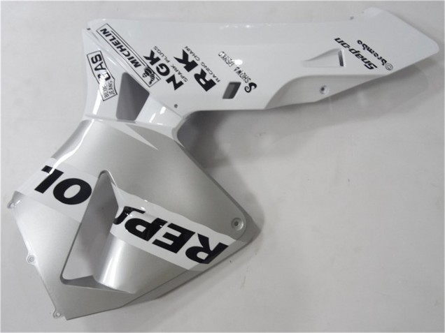 2003-2004 White Silver Black Repsol Honda CBR600RR Motorcycle Fairing Australia