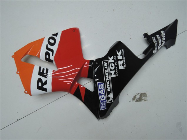 2003-2004 Orange White Red Glossy Black Repsol Honda CBR600RR Motorcycle Fairing Kits Australia