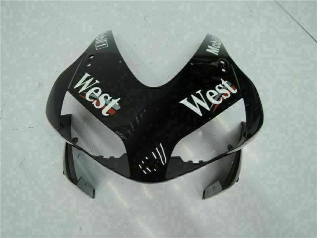 2003-2004 Glossy Black White West Mobil Honda CBR600RR Motorcycle Fairings Australia
