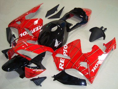 2003-2004 Red Glossy Black Spider Man White Repsol Honda CBR600RR Motorcycle Fairings Australia