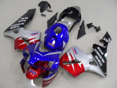 2003-2004 Silver Red Blue Glossy Black HRC Honda CBR600RR Motorcycle Fairings Australia
