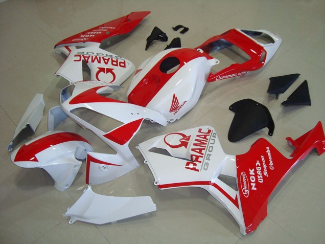 2003-2004 White Red Pramac Honda CBR600RR Motorcycle Fairings Australia