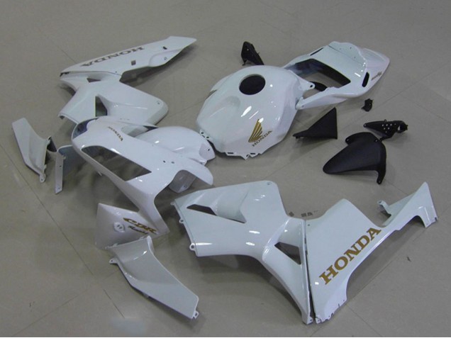 2003-2004 White Gold Decals Honda CBR600RR Motorcycle Fairings Australia