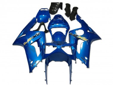 2003-2004 Green White Black Silkolene Kawasaki ZX6R Motorcycle Fairings Australia