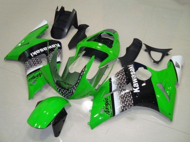 2003-2004 Green White Black Kawasaki ZX6R Motorcycle Fairing Australia