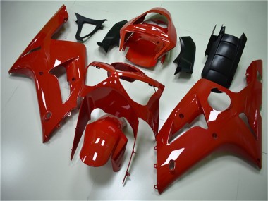 2003-2004 Red Kawasaki ZX6R Motorcycle Fairing Kits Australia