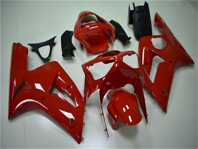 2003-2004 Red Kawasaki ZX6R Motorcycle Fairing Kits Australia