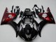 2003-2004 Glossy Black Red Yamaha YZF R6 Motorcycle Fairing Kits Australia