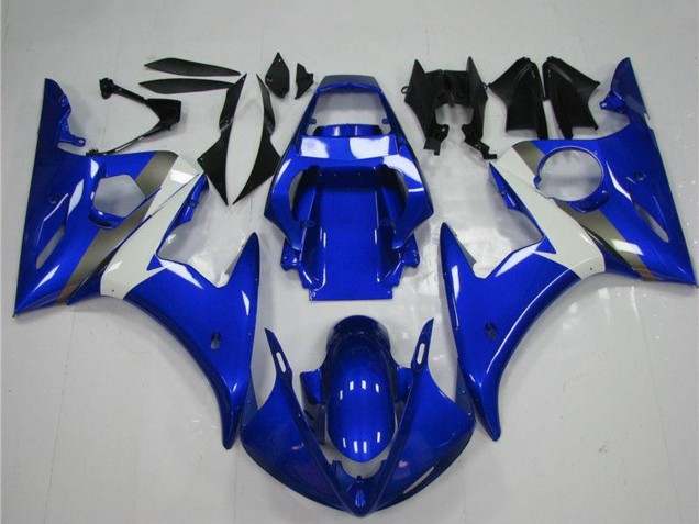 2003-2004 Blue White Yamaha YZF R6 Motorcycle Fairing Australia